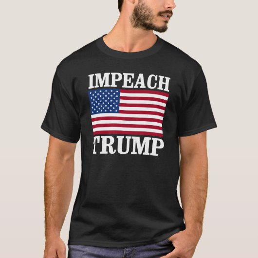 Impeach Trump - Save America - Anti-Trump Design  T-shirt (Voorkant)