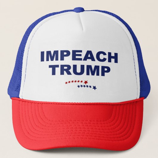 Impeach Trump Trucker Pet (Voorkant)