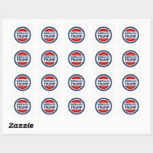 Impeach Trump Vierkante Sticker (Vel)