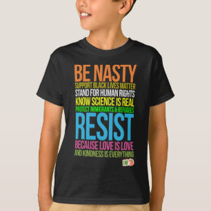 Impeach Trump Wees Nasty Black Lives Weersta Immig T-shirt