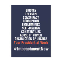 impeach van verraderlijke collusie en corruptie