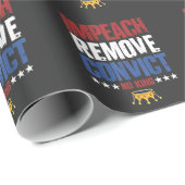 Impeach Verwijder Veroordeelde Geen Koning 4 Juli Cadeaupapier (Rol Hoek)