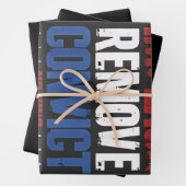 Impeach Verwijder Veroordeelde Geen Koning 4 Juli Inpakpapier Vel (In situ)