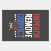 Impeach Verwijder Veroordeelde Geen Koning 4 Juli Inpakpapier Vel (Voorkant)