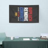 Impeach Verwijder Veroordeelde Geen Koning 4 Juli Spandoek (Beurs)