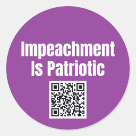 Impeachment is Patriottische Sticker Sheet