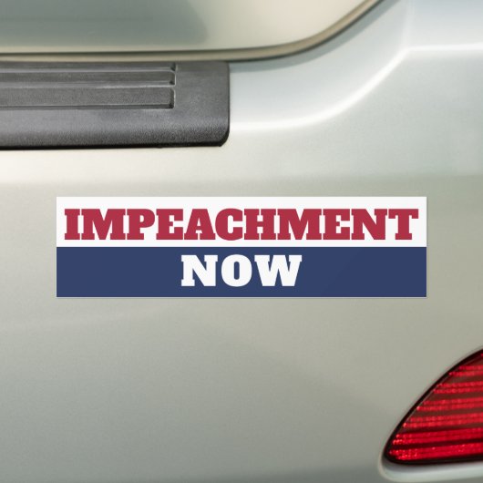 Impeachment nu anti-Trump Trumpisme Bumpersticker (Op auto)