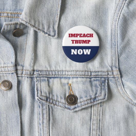 Impeachment nu anti-Trump Trumpisme Ronde Button 5,7 Cm (In situ)