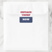 Impeachment nu anti-Trump Trumpisme Vierkante Sticker (Tas)