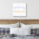 Impera Tibi – Wees Jezelf Meester Canvas Afdruk (Insitu (Slaapkamer))