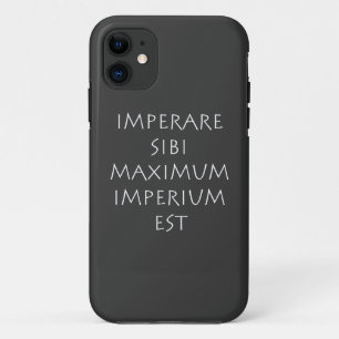 Imperare sibi maximum imperium est Case-Mate iPhone case
