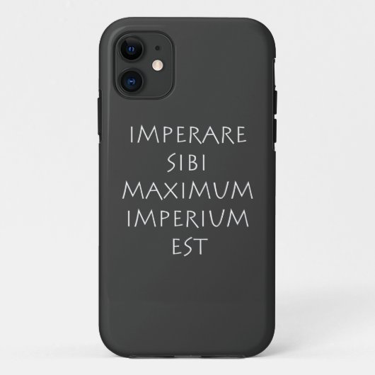 Imperare sibi maximum imperium est Case-Mate iPhone case (Achterkant)