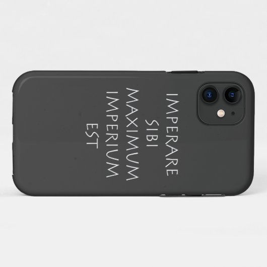Imperare sibi maximum imperium est Case-Mate iPhone case (Achterkant (horizontaal))