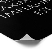Imperare sibi maximum imperium est poster (Hoek)