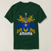 Imperatore Coat of Arms Family Crest T-shirt (Design voorkant)