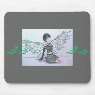 "Imperfect Angel" (groen) Mousepad Muismat