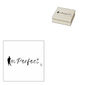IMperfect houten kunststempel Rubberstempel (Gestempeld)