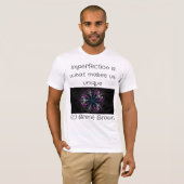 Imperfection is what makes us unique t-shirt (Voorkant volledig)