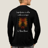 Imperfection is what makes us unique  Tri-Blend shirt (Achterkant volledig)