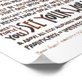 Imperfectionist Manifesto Poster - Walnut Ink (Hoek)