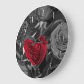 Imperfectly Perfect Clock with Numbers Grote Klok (Hoek)