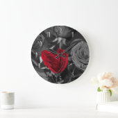 Imperfectly Perfect Clock with Numbers Grote Klok (Huis)