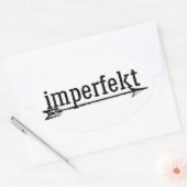 imperfekt sticker w / arrow (Envelop)