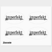 imperfekt sticker w / arrow (Vel)