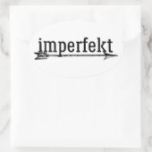 imperfekt sticker w / arrow (Tas)