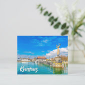 Imperia-standbeeld, Konstanz, Duitsland Briefkaart (Staand voorkant)