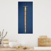 Imperiaal zwaard van de Heilige Romeinse keizer Poster (Keuken)