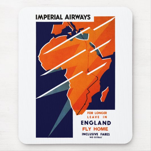 Imperial Airways Africa Muismat (Voorkant)