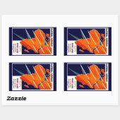 Imperial Airways Africa Rechthoekige Sticker (Vel)