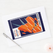 Imperial Airways Africa Rechthoekige Sticker (Envelop)