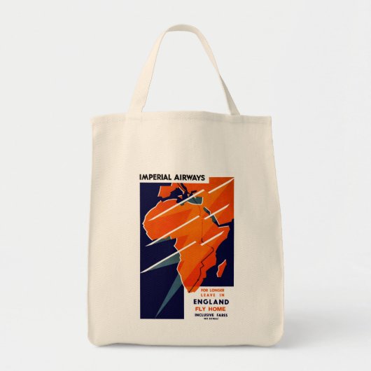 Imperial Airways Africa Tote Bag (Voorkant)