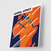 Imperial Airways Africa Vierkante Klok (Hoek)