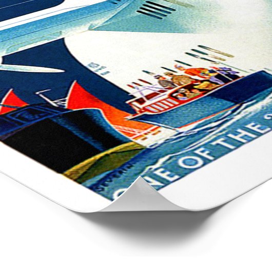 Imperial Airways Airlines Vintage Travel Poster (Hoek)