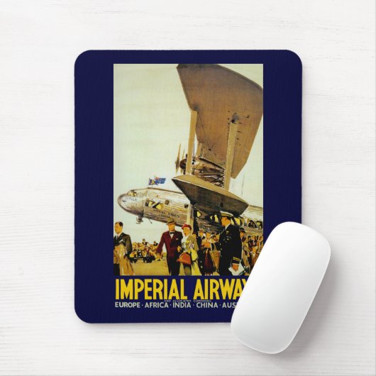Imperial Airways Arrival Muismat (Met muis)
