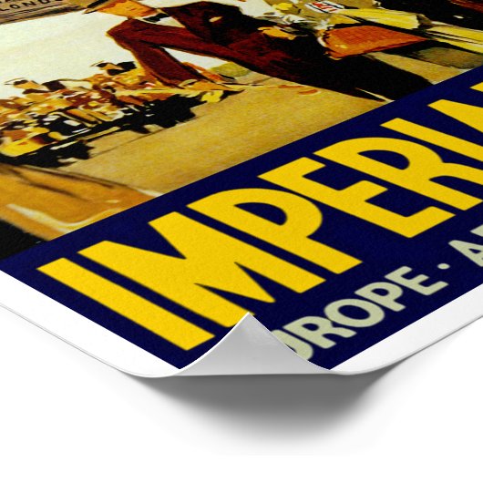 Imperial Airways Arrival Poster (Hoek)