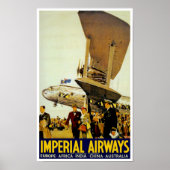 Imperial Airways Arrival Poster (Voorkant)