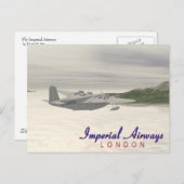 Imperial Airways Briefkaart (Voorkant / Achterkant)