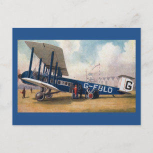 Imperial Airways, Deco, Vintage 1933 Briefkaart