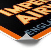 Imperial Airways ~ England - Egypte - India Poster (Hoek)