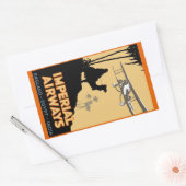 Imperial Airways ~ England - Egypte - India Rechthoekige Sticker (Envelop)