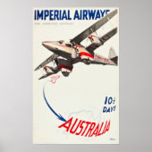 Imperial Airways Travel Poster (Voorkant)