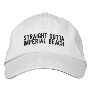 Imperial Beach California Hoed Geborduurde Pet