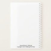 Imperial Beach, California Planner (Achterkant)