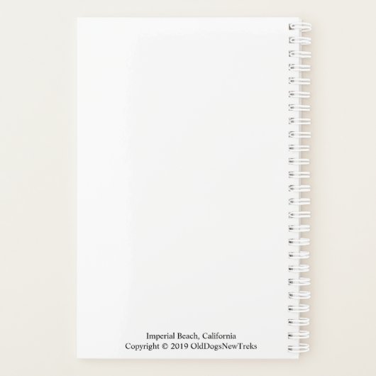 Imperial Beach, California Planner (Achterkant)