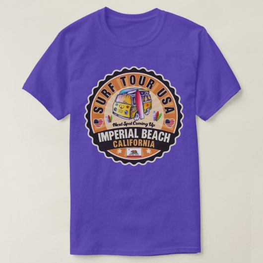 Imperial Beach Californië 2 T-shirt (Design voorkant)