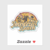 Imperial Beach, Californië Sticker (Vel)